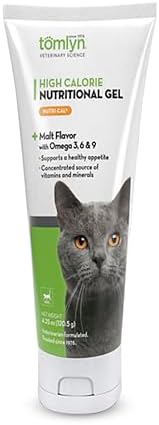 Tomlyn High Calorie Nutritional Gel for Cats, (Nutri-Cal) 4.25 oz