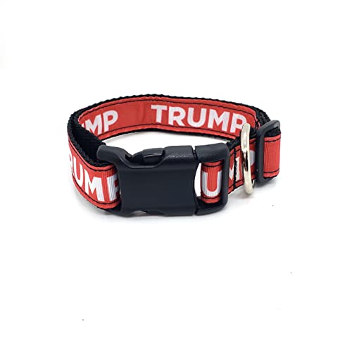 Trump Themed Dog Collars Adjustable 2 Sizes Made in USA!!