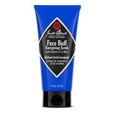 Jack Black Face Buff Energizing Scrub, 6 Fl Oz – Vitamin C & Mint – Deep Cleaning Pre-Shave Cleanser, Men’s Facial Scrub, Remove Oil, Dirt & Dead Skin, Men’s Cleanser, Hydrating Skincare