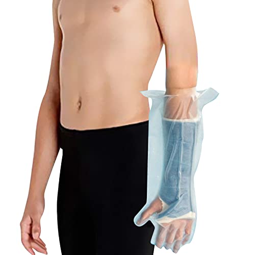 AquaShield Child Arm Cast & Bandage Protector, Waterproof, Reusable, Small HALF Arm (A17) Covers Kid Small Hand, Wrist, Forearm, in Bath, Shower & Pool