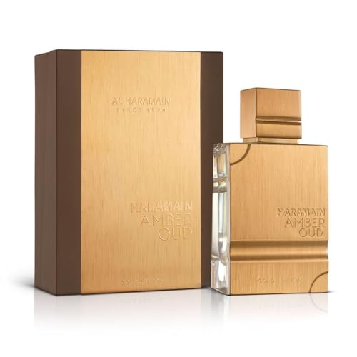Al Haramain Amber Oud Rouge - Arabian Perfume for Women and Men - Eau De Parfum Spray with Notes of Rosemary, Lemon, Bergamot, Cedar, Spices, Amber, Musk, and Woody Resins - 2 oz