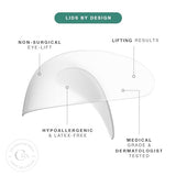 Contours Rx Lids By Design - Non-Surgical & Transparent Eyelid Lift Strips - For a More Youthful-Looking Appearance, Reshape and Define with Eyelid Tape for Hooded Eyes (5mm) 80ct