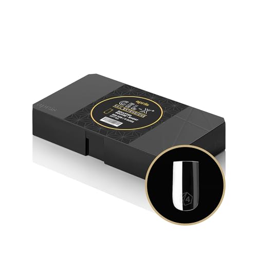 Apres Gel-X® Sculpted Square Short Tip Box | 500pc Gel-X Tips, 11 Sizes 00-9, Premium Quality