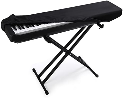 88 Keys Electric Piano Keyboard Dust Cover, Adjustable Electric Piano Keyboard Covers for Digital Electric Pianos, Full Cover Elastic Lock Music keyboard Protector Cover