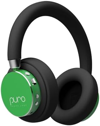 Puro Sound Labs BT2200s Plus Volume Limited Kids’ Bluetooth Headphones (Green)
