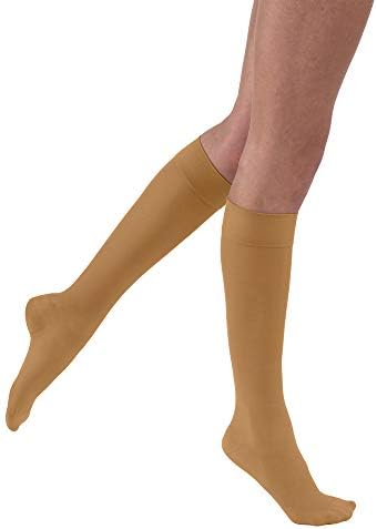 BSN Medical 121524 JOBST Compression Stocking, Knee High, 20-30 mmHG, Closed Toe, Large, Suntan