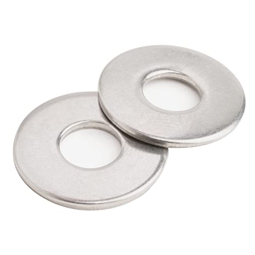 M12 x 24mm OD Flat Washer, 18-8 (304) Stainless Steel Washers Flat, 20PCS
