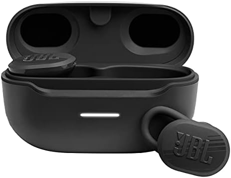 JBL Endurance Race TWS - Waterproof true wireless active sport earbuds, JBL Pure Bass Sound, Up to 30 hours of battery life, IP67 Waterproof and Dustproof, Ambient Aware & TalkThru (Black)