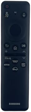 Original Samsung BN59-01455A Solar Voice Remote Control for Samsung Smart TVs, Compatible with The Frame NEO QLED Series 4K Includes Netflix, Prime Video & Disney+ Shortcuts