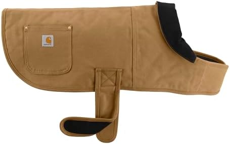 Carhartt Firm Duck Insulated Dog Chore Coat, Durable Weather Resistant Jacket for Cold and Windy Conditions, PFAS Free (Carhartt Brown), X-Large