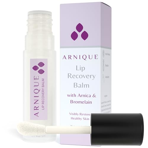 Arnica Lip Balm - for Filler Aftercare with Arnica Montana and Bromelain, Topical Bruise Balm Masque for Lip Flip Injections and Implant Surgery to aide with Bruising, Swelling and Redness