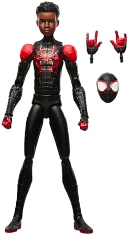 Marvel Legends Series Miles Morales, Spider-Man: Into The Spider-Verse Collectible 6 Inch Action Figure