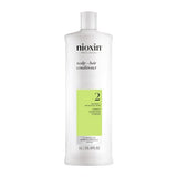 Nioxin Scalp + Hair Thickening System 2 Conditioner, For Natural Hair with Progressed Thinning, 33.8 fl oz (Packaging May Vary)