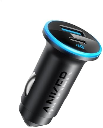 Anker USB C Car Charger Adapter, 52.5W Cigarette Lighter USB Charger, iPhone 16 Car Charger with 30W PowerIQ 3.0 Fast Charging for iPhone 16/15/14/13