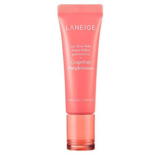 LANEIGE Lip Glowy Balm Grapefruit: Hydrate, Glossy, Lightweight, Moisturize & Tint with Shea Butter