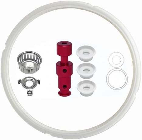 Replacement Sealing Ring Set for Instant Pot Pro 60 Pro Plus 60 Duo Evo Plus 60 6 Qt, Include Sealing Ring Float Valve Seal and Anti-Block Shield, Set of 9