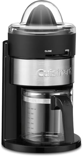 Cuisinart Citrus Juicer with Carafe, CCJ-900P1, Black/Silver, 24 Ounce