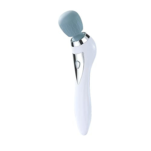 Asopal Handheld Cordless Personal Wand Massager, Deep Tissue Muscle Massager for Neck Back Shoulder Waist Leg Feet, Portable Full Body Massager Tension Relief Use Rechargeable Body Massager