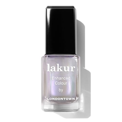 LONDONTOWN Nail Polish/Topper - Chrome Glaze - Enhanced Color Long Lasting Top Nail Coat Gel-free Shine Nail Look, 0.4 oz