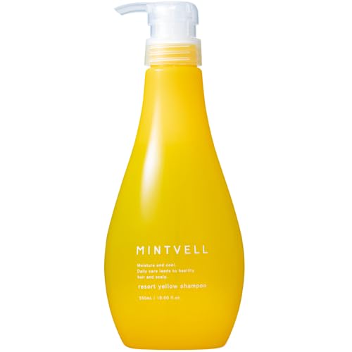 SUNCALL Suncourse Mint Bell Resort Yellow Shampoo, 19.7 fl oz (550 ml)