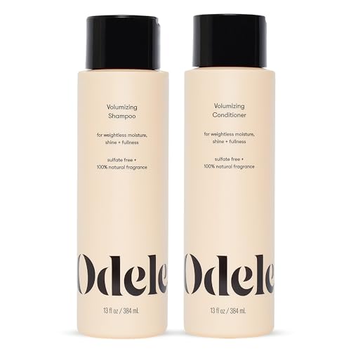 Volumizing Sulfate-Free Shampoo & Conditioner Set, Adds Moisture, Shine, and Fullness for Straight or Wavy Hair Types, 13 Fl Oz Each (2-Pack)