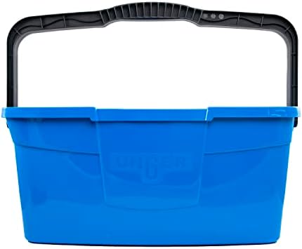Unger Professional 3 Gallon Bucket – Compact Cleaning Bucket, Comfort-Grip Handle, 2 Pour Spouts, Portable Cleaning Supplies, Plastic Mop Bucket for Floor, Window & Household Cleaning