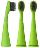 BURSTkids Electric Toothbrush Replacement Heads 3-Pack, Green - Ultra Soft Bristles for Deep Clean – Perfect Fit with BURSTkids Sonic Kids Toothbrush – 9 Month Supply of Brush Heads