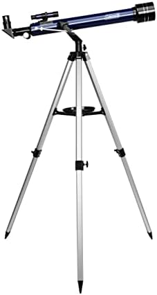 Coleman 700mm x 60mm Refractor Telescope (35x-525x) Kit with Heavy-Duty Carrying Case - Midnight Navy Blue