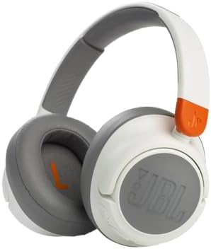 JBL JR 460NC - Wireless Over-Ear Noise Cancelling Kids Headphones - White