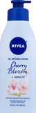 Nivea Oil Infused Cherry Blossom and Jojoba Oil Body Lotion, Non-Greasy Cherry Blossom Scented Lotion Moisturizes for 24+ Hours, 16.9 Fl Oz Pump Bottle