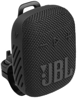 JBL Wind 3 S - Slim Handlebar Bluetooth Speaker, Black