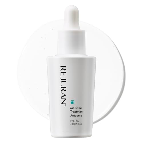 REJURAN® Moisture Treatment Ampoule, c-PDRN® - Hydrating Facial Serum for All Skin Types, Soothing & Barrier Strengthening, Moisture Retention with PDRx, Korean Skin Care (1.01 fl oz)