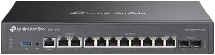 TP-Link Omada ER7412-M2 Multi-Gigabit VPN Router | Quad-core | 2X 2.5G Ports | 1x USB 3.0 Port