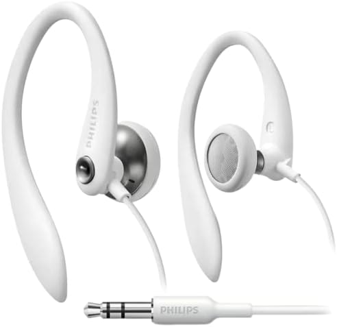 Philips SHS3200WT/37 Flexible Earhook Headphones White