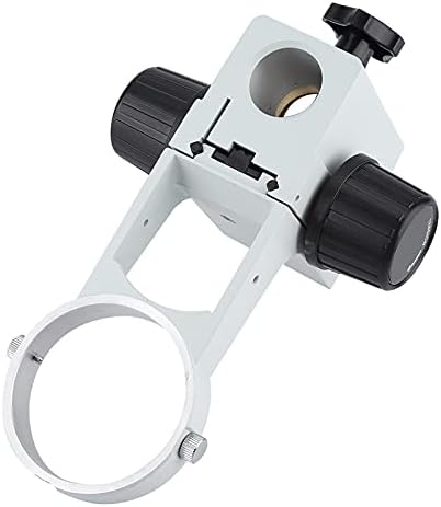 Adjustable Microscope Holder, Microscope Focusing Bracket Microscope Stand Head Stable Great Performance Microscope Holder with Bracket Lock for Microscopes