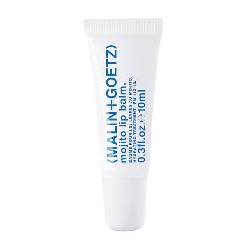 Malin + Goetz Mojito Lip Moisturizer for Men & Women, 0.3 fl. oz. - Hydrating Lip Gel for Chapped Lips, Nourishing Dry Lip Treatment, No Fragrance or Flavor, Vegan & Cruelty Free