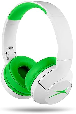Altec Lansing Kid Safe Noise Cancelling Wireless Headphones 15H Battery, 85dB Volume Limit, Foldable Design Powerful Sound, Active Noise Cancellation Perfect for Kids Ages 7+