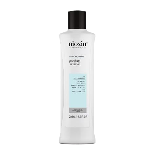Nioxin Scalp Recovery Purifying Shampoo - Shampoo for Dandruff and Itchy Scalp, 6.7 oz (Packaging May Vary)
