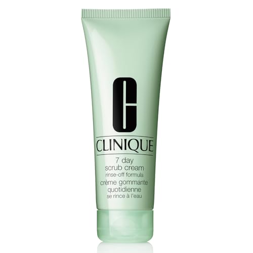 Clinique 7 Day Daily Gentle Face Exfoliator Lightweight Scrub Cream With Silica For All Skin Types