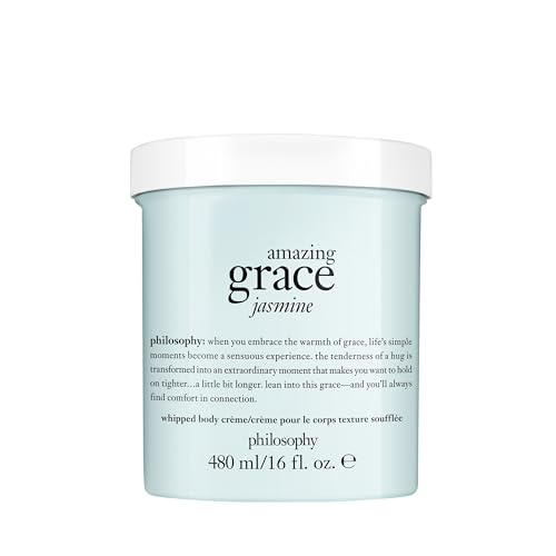 philosophy whipped body crème - luxury scented body lotion - formulated with shea butter & natural oils for fast absorbing hydration - skin feels soft and smooth