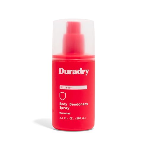 Aluminum-Free Whole Body Deodorant Spray for Men and Women - Unscented Deodorant for Whole Body, Natural Odor Neutralizer, Clear and Residue Free, Non-Staining, Cruelty-Free - 3.4 Fl Oz