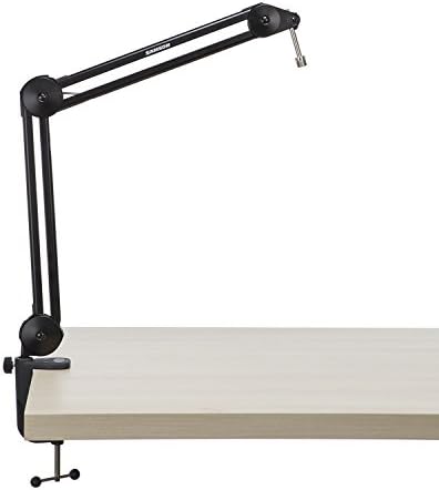 Samson MBA28 28” Broadcasting Microphone Boom Arm for Podcasting and Streaming,Black