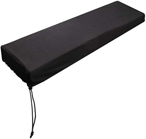 Piano Keyboard Dust Cover For 61/76/88 Keys- Electric/Digital Piano Stretchable Protective Keyboard Cover, Elastic Cord Locking Clasp, Machine Washable (88 Keys)