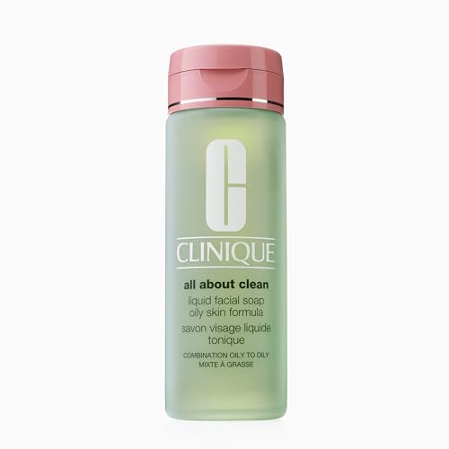 Clinique 3-Step All About Clean Liquid Facial Cleanser Soap For Oily Skin Types