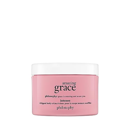 philosophy whipped body crème - luxury scented body lotion - formulated with shea butter & natural oils for fast absorbing hydration - skin feels soft and smooth