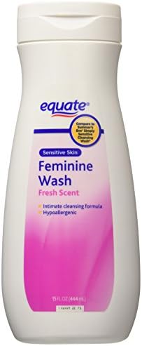 Equate Feminine Wash Sensitive Skin Fresh Scent 15 oz