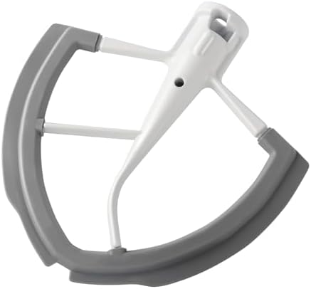 Flex Edge Beater for KitchenAid 6 Quart Bowl-Lift Mixer, 6 QT Silicone Edged Paddle Attachment