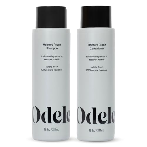 Moisture Repair Sulfate-Free Shampoo & Conditioner Set, for Intense Hydration to help Restore and Nourish Dry or Damaged Hair, 13 Fl Oz Each (2-Pack)