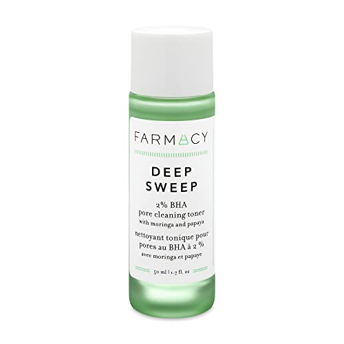 Farmacy Deep Sweep 2% BHA Toner for Face - Pore Cleaner and Facial Exfoliator - Salicylic Acid Face Toner (50ml)