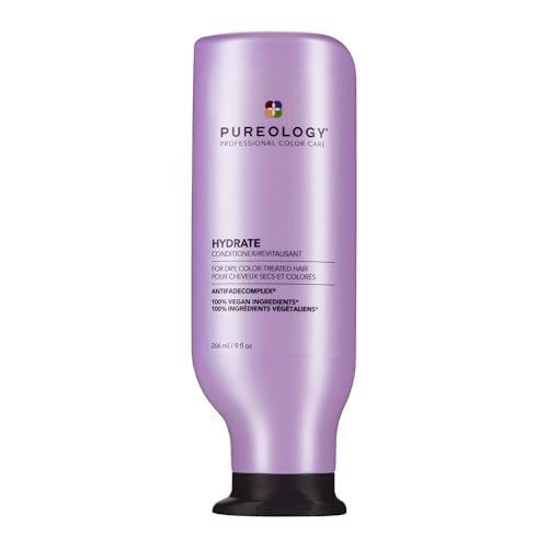 Pureology Hydrate Moisturizing Conditioner | Softens and Deeply Hydrates Dry Hair | For Medium to Thick Color Treated Hair | Sulfate-Free | Vegan